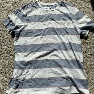 oversized striped tee